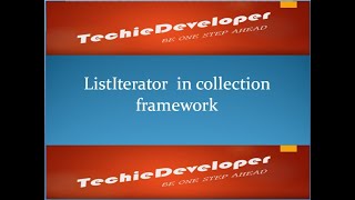 13 ListIterator in java how to iterate forward backward direction using listIterator in java [upl. by Bengt]