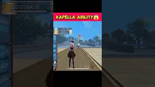 Kapella ability changes after ob45update😱shortscharacterabilityfreefirekapellacharacterabilityff [upl. by Nnaacissej]