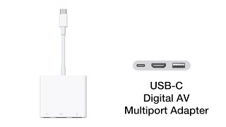 Apple USBC Digital AV Multiport Adapter [upl. by Dryfoos]