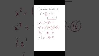 Simultaneous Equations Part 2  GCSE Maths shorts maths gcse [upl. by Yak]