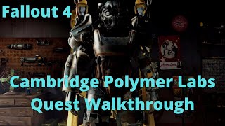 Fallout 4 Cambridge Polymer Labs Quest Walkthrough [upl. by Drallim]