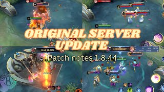 Mobile legends Official SERVER UPDATE Patch 1844 Hero Adjustments Breakdown Shaking Up the Meta [upl. by Atiuqa]