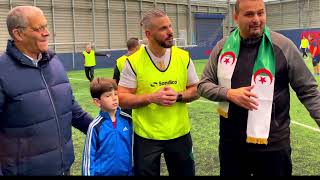 Mr Abdelkrim Beha Le Consul General a Londre and Farez Rahmani Algerian MP  Millwall FC London [upl. by Aisemaj713]