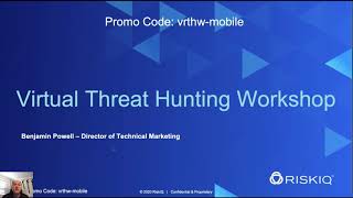 Summer Camp  RiskIQ Threat Hunting Workshop Sept 2 2020 [upl. by Kiernan]