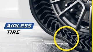 New generation of airless tire  Michelin [upl. by Newlin187]