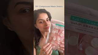 DIY Compressed Mask Sheets 👩🏻‍🦰 [upl. by Ahsauqal724]