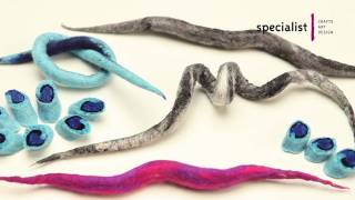 Technique Focus Felting  Making Felt Ropes [upl. by Milly]