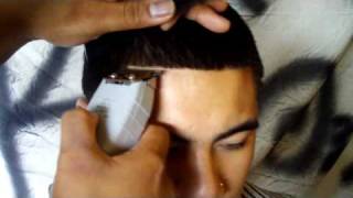 Taper Fade Barber Techniques On Line Up [upl. by Edeline]