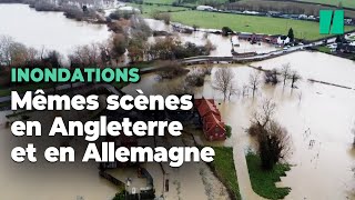 En Europe les inondations ne touchent pas que le PasdeCalais [upl. by Hatnamas612]