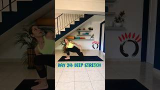 Day 24 Deep Stretch flowyoga stressrelief streching yogaflow yoga deepbreathing flexibility [upl. by Jadwiga712]