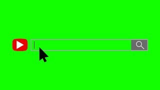 Free YouTube Search Tab Green Screen Animation [upl. by Ardnasella]