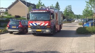 Prio 1 Brandweer Monnickendam komt met spoed ter plaatse bij waterincident [upl. by Ssew]