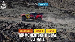 Cars Top moments  Stage 3  Dakar2024 [upl. by Durand]