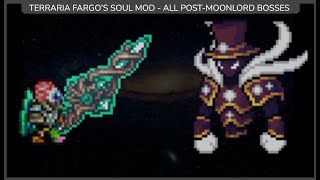 Terraria Fargos Soul Mod  All PostMoonlord Bosses Eternity Mode [upl. by Allegna84]