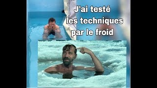 Jai testé la méthode WIM HOF  Hormese par le froid [upl. by Onateag]