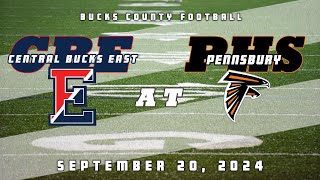 High School Football  Central Bucks East Patriots at Pennsbury Falcons 92024 Part 2 [upl. by Rozelle399]