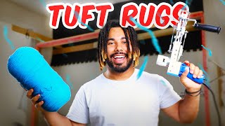 HOW TO TUFT RUGS For Beginners  My FULL Process Updated [upl. by Gora]