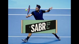 Roger Federer  Pulled off SABR against Rafael Nadal [upl. by Razal]