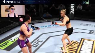 UFC 190 Ronda Rousey vs Bethe Correia FULL FIGHT HIGHLIGHTS EA Sports UFC [upl. by Rolland]