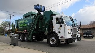 Waste Management Peterbilt 320Elliptical quotThink Green Think Cleanquot Amrep ASL 104502 [upl. by Uamak]