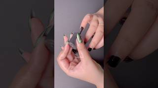 How to do easy French Tip NailArt on Small Nails using nondominant handshorts nailart naildesign [upl. by Eidurt731]