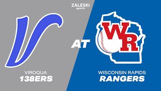 Viroqua at Wisconsin Rapids  2024 Legion Baseball [upl. by Dressler]