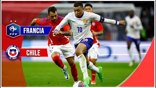 Francia 32 Chile  Amistoso 2024  Resumen [upl. by Pence879]