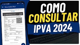 COMO CONSULTAR O VALOR DO IPVA 2024 DO SEU VEÍCULO  DENTRAN MA [upl. by Ycnahc]