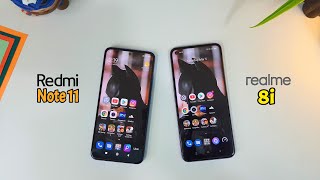 Realme 8i vs Redmi Note 11 Speed Test  Helio G96 vs SD 680 [upl. by Retha]