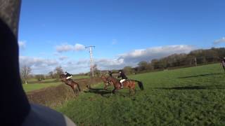 Alice Pearson at The Ledbury Hunt Tweenhills Meet 19th December 2014 [upl. by Nivert631]