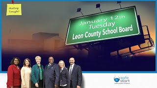 Leon County School Board Meeting  January 12 2021 [upl. by Harness665]