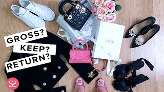 TWO NEW DESIGNER BAGS  Keep or Return  advice needed [upl. by Miriam]