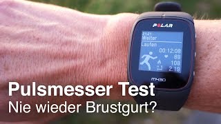 Polar M430 Pulsuhr Wird der Puls korrekt gemessen Test optischer Herzfrequenzsensor  Pulsmesser [upl. by Home]