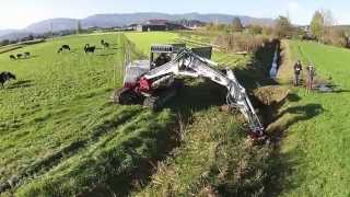 LOACKER Sport und Gartenbau  Grabenmäharbeiten in Koblach [upl. by Adaynek]