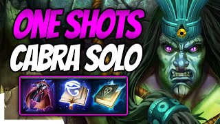 ONLY ONE SHOT CABRAKAN BUILD YOU NEED  Smite Cabrakan solo [upl. by Ettenil]