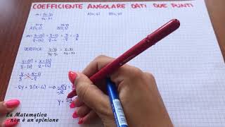 LEZIONE 05  GEOMETRIA ANALITICA retta per due punti e posizione [upl. by Jeremiah]