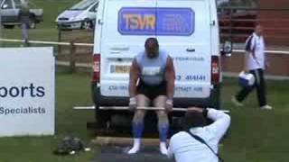 RICH GORVIN 330KG DEADLIFT EUSM 2008 DEAD LIFT STRONG MAN [upl. by Tristam]