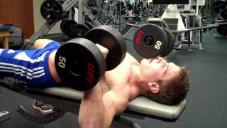 How To Dumbbell Chest Press [upl. by Eugatnom591]