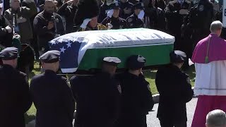 Slain New York City police Officer Jonathan Diller mourned by thousands at funeral [upl. by Enimaj]