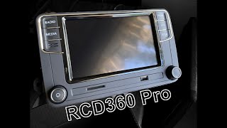 Estereo RCD 360 para VW MK5MK6  VW CC [upl. by Garrity598]