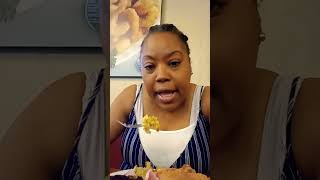 Alithia In the Kitchen tries Golden Corral cornbread stuffingshorthomemade [upl. by Kubis]