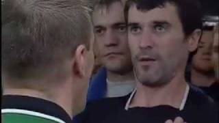 Roy Keane and Patrick Vieira fight in tunnel at Highbury [upl. by Eniamor190]