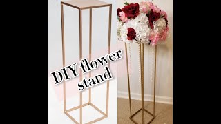 DIY Centerpiece flower stand  DIY plinths wedding column [upl. by Elie]