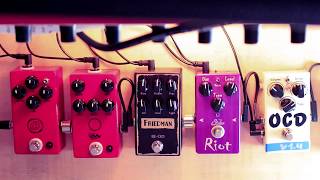 Distortion Pedal Shootout  Opinion JHS Friedman Suhr FulltoneHD [upl. by Dnomsad]