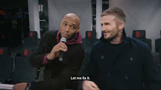 Walkers Crisp Cam with Thierry Henry amp David Beckham [upl. by Neruat199]