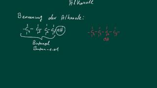 Chemie Stoffgruppe der Alkohole  Alkanole [upl. by Ruder]