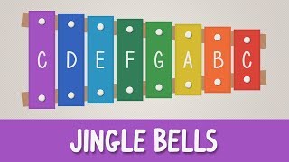 How to play Jingle Bells on a Xylophone  Christmas Songs [upl. by Lennod]