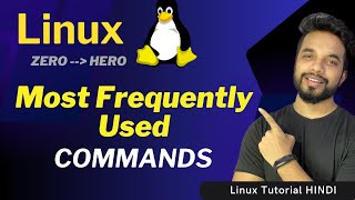 MOST Frequently USED LINUX COMMANDS in JOB for Beginners HINDI [upl. by Krista]