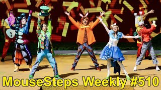 MouseSteps Weekly 510 quotAlice in Wonderlandquot Show at Disneyland Paris Homecomin Disney Drones [upl. by Anyala]