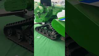 Kirloskar track type Harvester agriculture shortfeed tractor farming [upl. by Tnarg139]